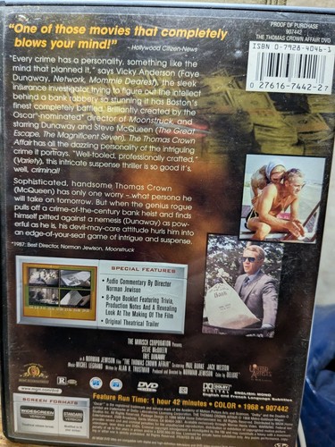 Steve McQueen (4 DVD SET) Thomas Crown Affair, Great Escape, Cincinnati Kid +1 - Picture 7 of 9