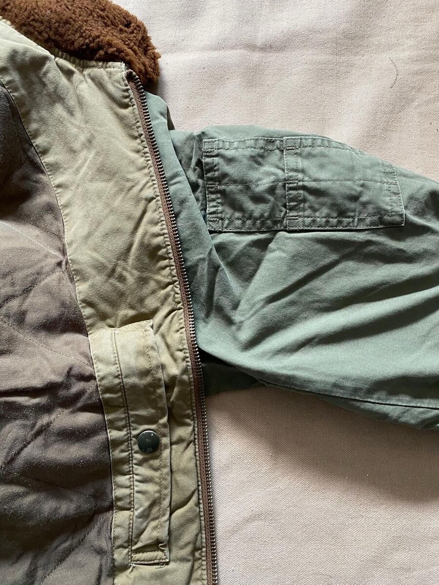 Polo Ralph Lauren Men's Down B-15 Bomber Jacket Shearling Polo Ralph Lauren Men's Down B-15 Bomber Jacket Shearling
