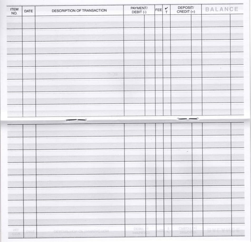 12 Check Registers for Personal Checkbook - Checkbook Ledger Transaction Registe - Picture 3 of 12