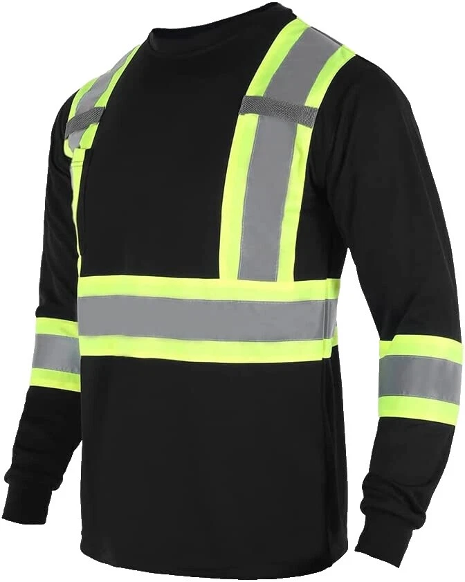 Black Industrial Safety Vests