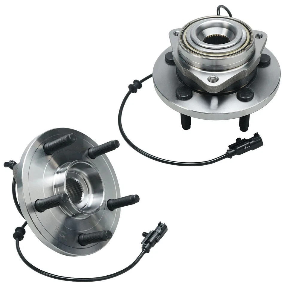 Rolamentos de cubo de roda dianteira com 10 peças porcas de roda para 2006-2009 Dodge Durango Aspen - Imagem 3 de 4