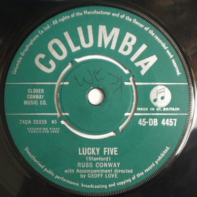 Russ Conway - Lucky Five / The Birthday Cakewalk (7'')
