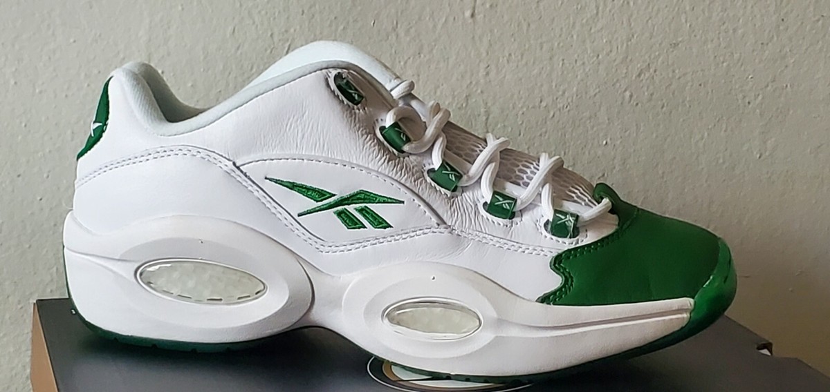Reebok Question Low Green Toe GZ0367 Men's Basketball Shoes | eBay