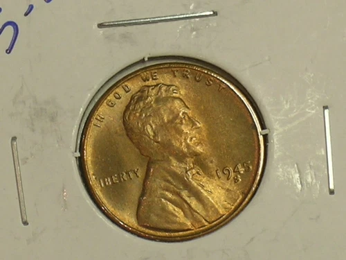 1945-S BU Lincoln Cent  --Nice  --    COMBINE SHIPPING            AD7-2