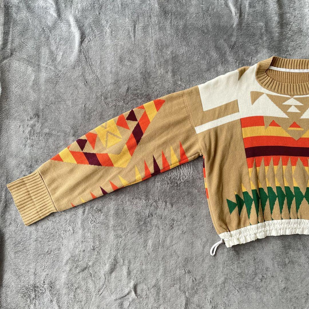 sacai×ペンドルトン チマヨ柄ニット/＊＊＊＊ Rare! sacai