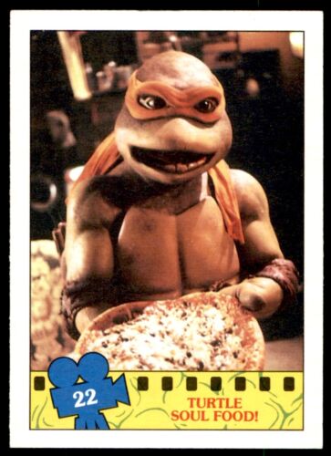 TMNT Topps Movie Cards (1990) Turtle Soul Food! No. 22 - Photo 1/2