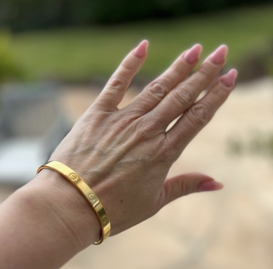 Vintage 1970 Charles Revson Aldo Cipullo Gold Electroplate Vintage 1970 Charles Revson Aldo Cipullo Gold Electroplate