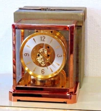 CLEAN SERVICED 1940 LECOULTRE*ATMOS II ROSEGOLD* W/BOX#20,000 ONTIMED WORKING