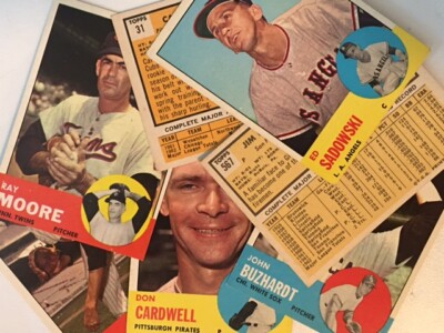 1963 Topps Baseball Singles - #300-576 - Pick Your Card - Upgrade Your Set