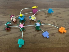 (6) Vintage {McDonald's/Disney} "DINOSAURS" AIR MOTION Figure Lot, COMPLETE SET!