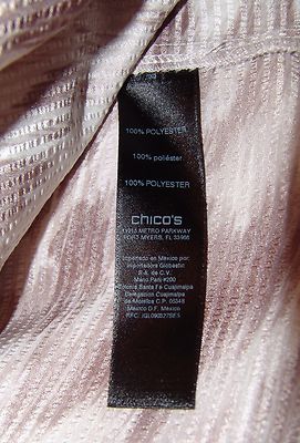 Tunique Chico's Travelers Collection - Taille 3X (16), Manches 3/4