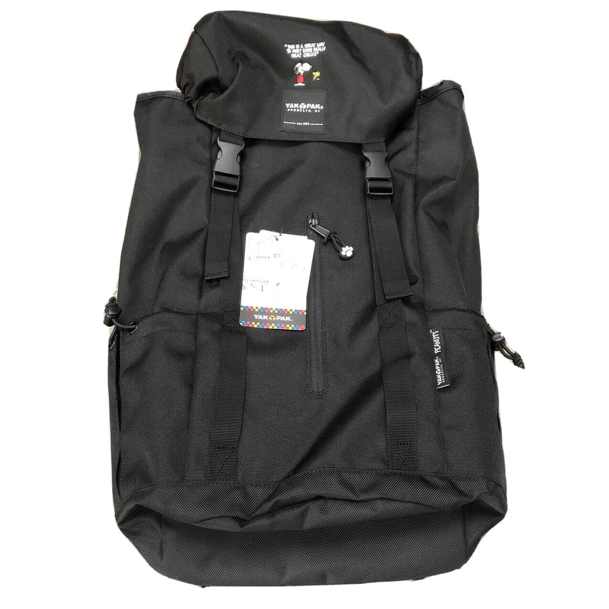 RARE YAKPAK x PEANUTS SNOOPY HEAVY DUTY BACKPACK | eBay
