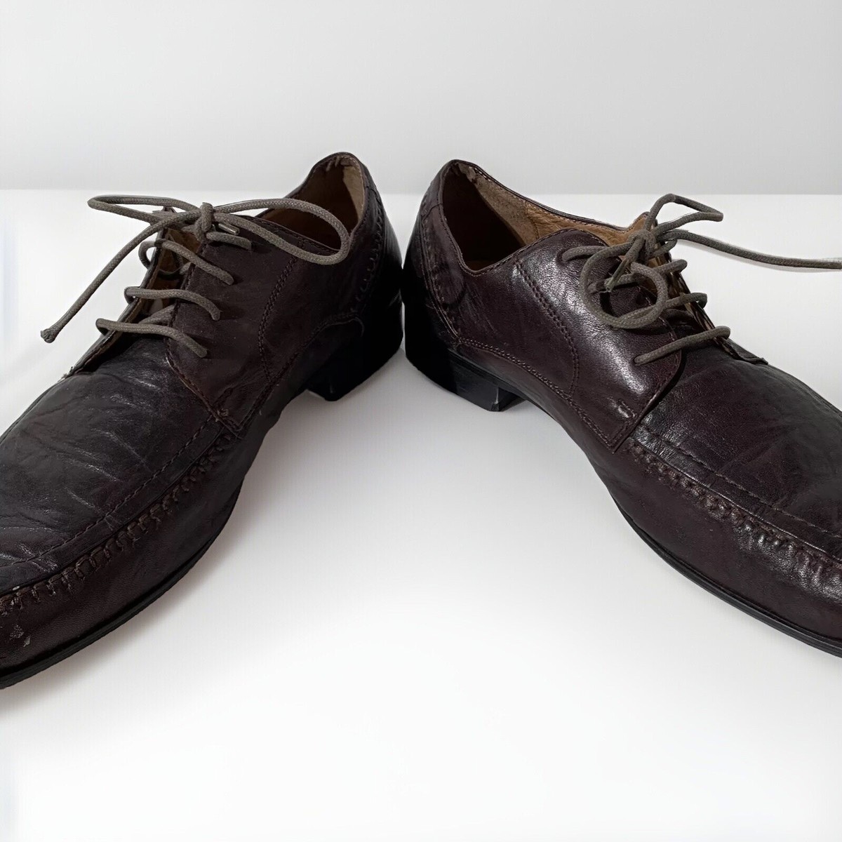 Steve Madden‎ Mens Black/Brown Lace Shoes Size 13 TURBO Dark Tan Lace-Up Dress Shoe – Steve Madden main image 3