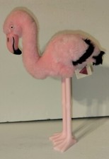 Dakin 1986 Pink Plush Flamingo 12" Tall Standing