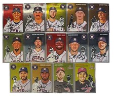 2023 Topps Chrome Platinum Anniversary Houston Astros 14 Card Team Base Set
