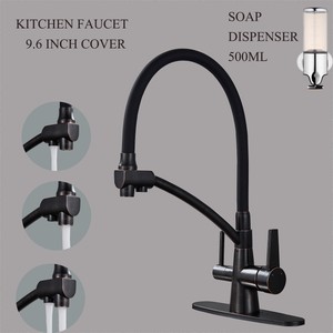 Wewe Kitchen Sink Faucet Two Handles Pure Water Faucet With Soap