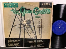 THE JAZZ GIANTS Volume V Brass LP MERCURY EMARCY MG-3605 MONO DG Jazz