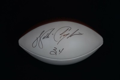 walter payton autographed football