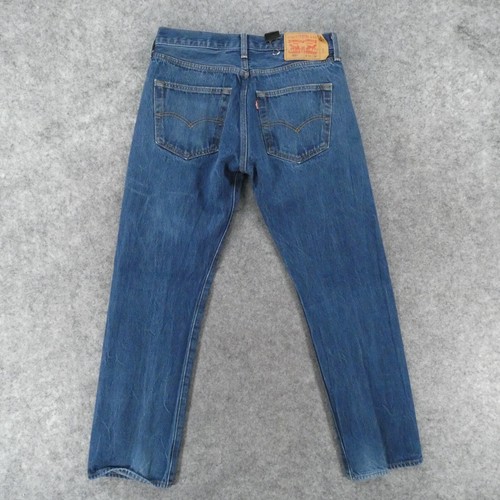 Levi's 501 Jeans Mens 31x29 Original Button Fly Straight Light Wash (Tag 32x32) - Picture 15 of 17