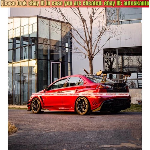 Alerón trasero de fibra de carbono estilo GT para 08-17 Mitsubishi Lancer EVO 10 - Imagen 2 de 18