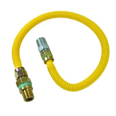 Brasscraft CSSL44-24 24'' 3/8'' OD Female Flare Excess Flow Valve Gas Connector