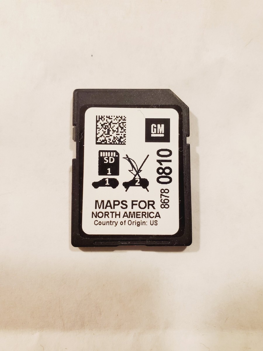 2018-2022 CHEVY GMC CADILLAC NAVIGATION SD CARD 8678 0810 FACTORY