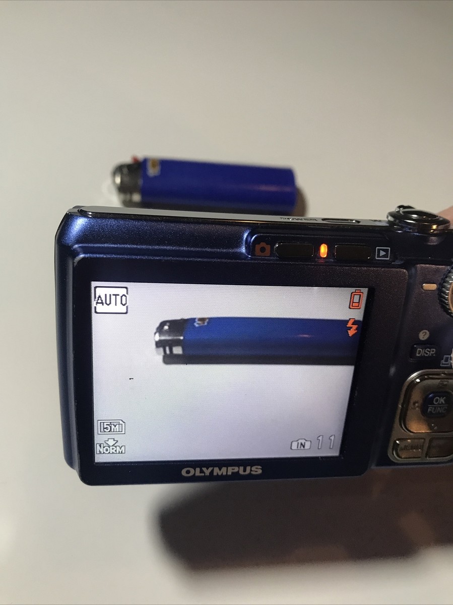 Olympus FE FE-330 8.0MP Blue Digital Camera With Battery | eBay