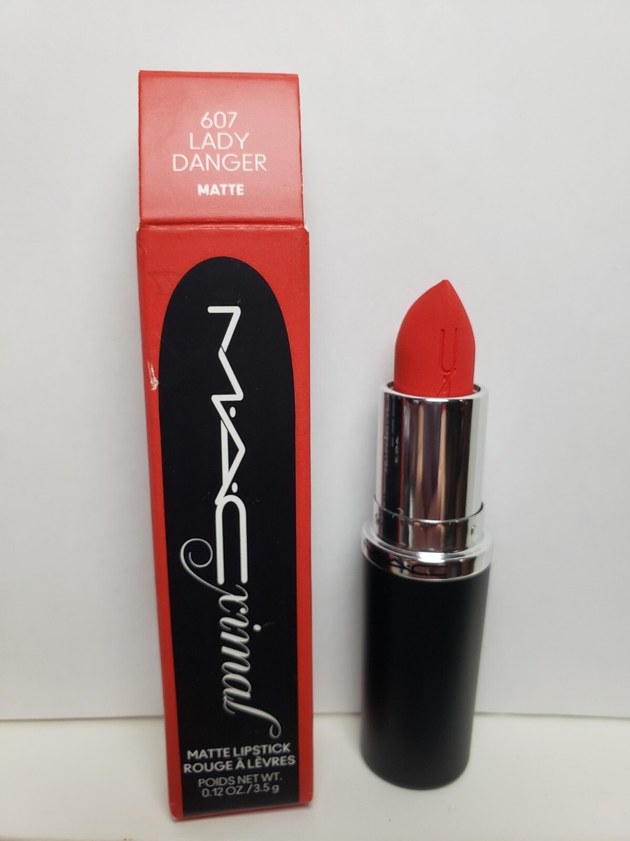 Mac Cosmetics M·A·CXIMAL Matte Lipstick 607 LADY DANGER 0.12 Oz | eBay