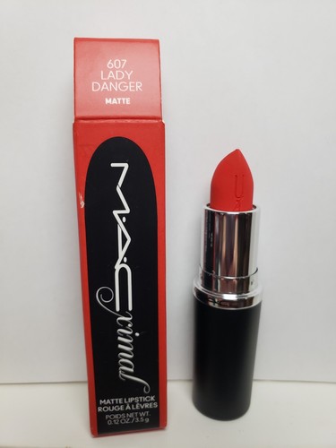 Mac Cosmetics M·a·cximal Matte Lipstick 607 Lady Danger 012 Oz 