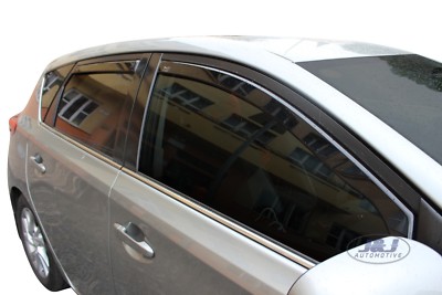 Deflettori Aria E Pioggia G3 Per Toyota Auris 5 Porte (2013) – Antiturbo – Set 2 Pezzi – PMMA Antiurto – Montaggio Rapido 5 Minuti
