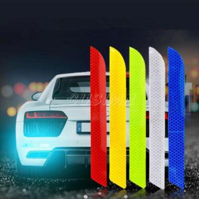 2x Car Reflective Warning Strip Tape Bumper Sticker Truck Safety - Foto 6
