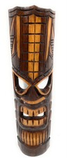 Lucky Tiki Mask 20" - Good Fortune Tiki hand Carved  bag1505750
