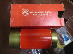 6" X 100" Roll Ratcliff Brand BRASS Shim Stock .005 England