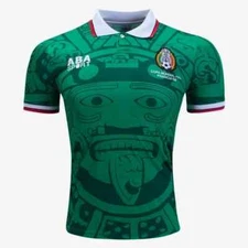 M Jersey ABA SPORT Mexico National Team World Cup 1998 Football Soccer Medium.