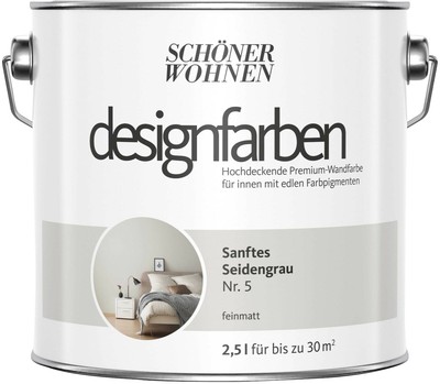 Schöner Wohnen SW Wandfarbe Designfarben 2,5l feinmatt Sanftes