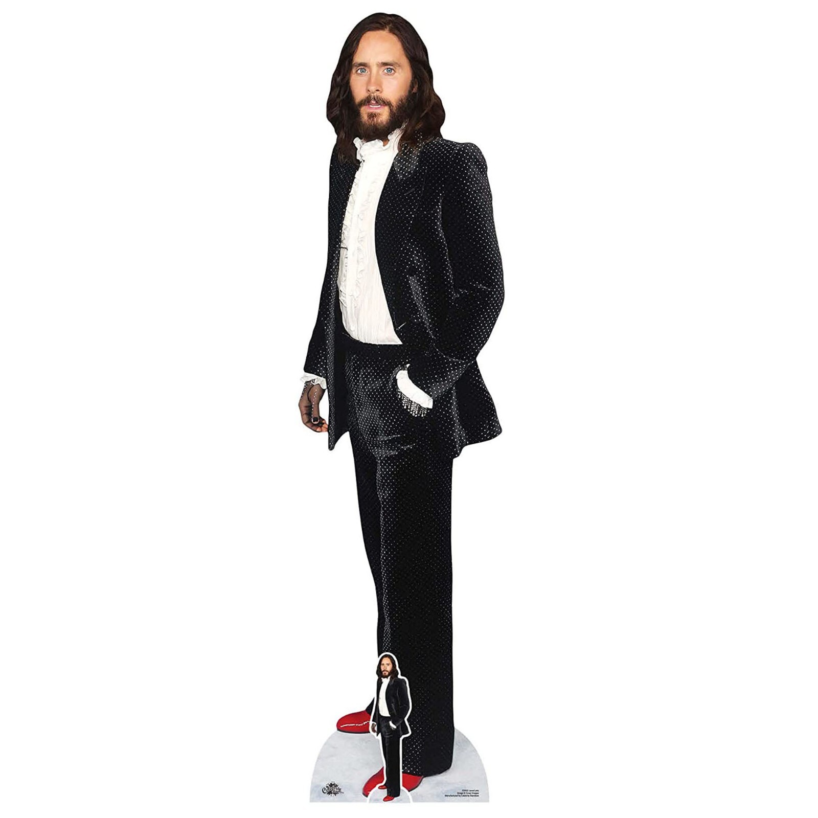 Jared Leto Velvet Suit Lifesize Cardboard Cutout / Standee with FREE Mini