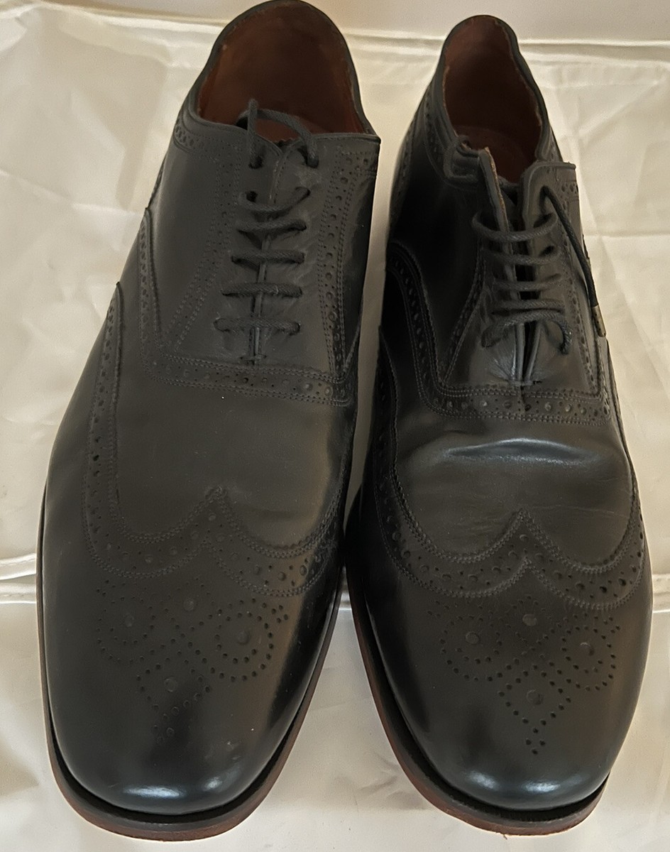 Florsheim by Duckie Brown Natural Black Leather Wing Tip  display picture 2