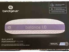 Bedgear Balance Performance Pillow Size 1.0 Moisture Wicking Bed Pillow NEW