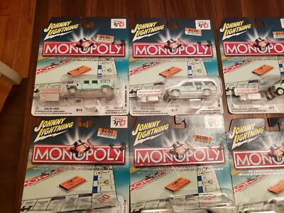 JOHNNY LIGHTNING MONOPOLY 70TH ANNIVERSARY 1 RANDOMLY PICK ITEM