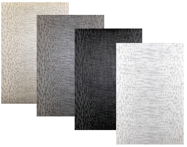 Vinyl Tapete Grafisch Streifen Glitzer Effekt Weiss Grau Gestreift Elegant Tapeten