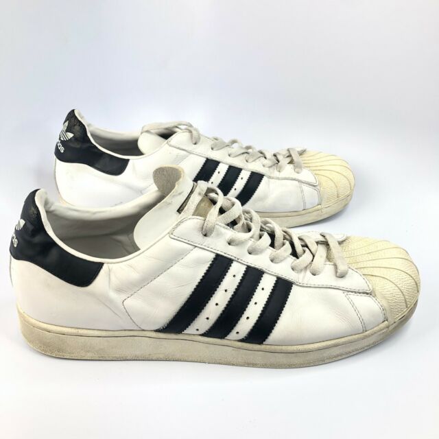 Adidas Superstar 1 White Black 034678 Men's Size 13 Retro 2001 | eBay