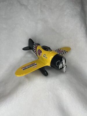 John American Pull Back Diecast Plastic Airplane 
