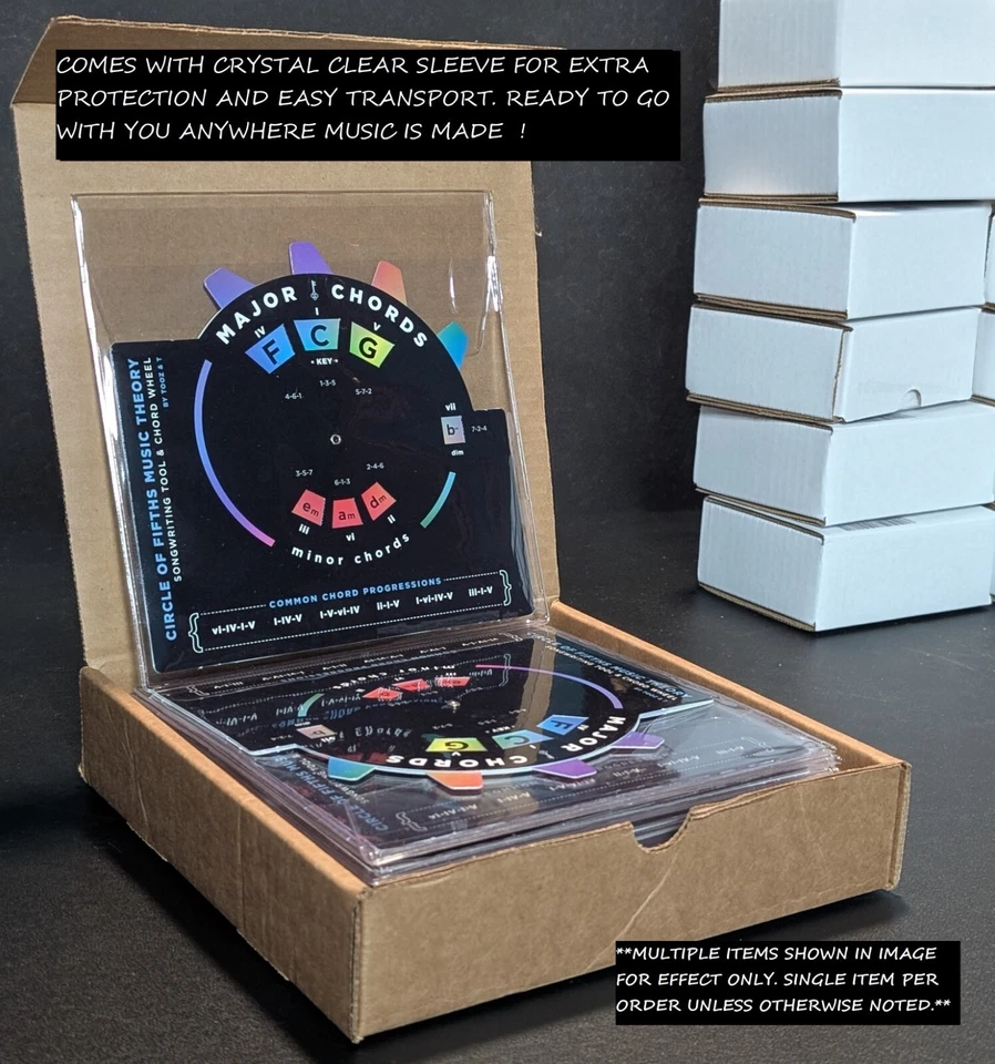 Circle of Fifths Music Theory Songwriting Tool & Chord Wheel by tooz & t. - Image 3 of 4