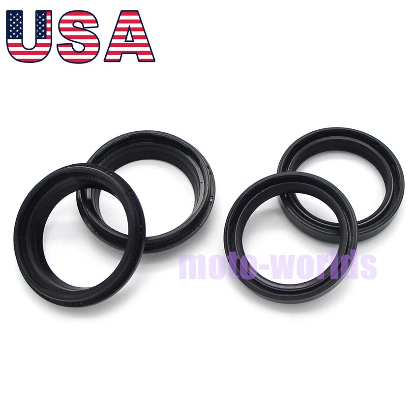 For Suzuki RM125 RM250 1988/TL1000R 1998-2002/XF650 1997-02 Front Fork Oil Seals Foto 3 de 4