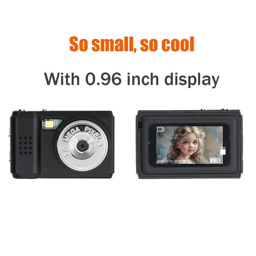 New Retro Mini Camera with Screen HD 1080p Sports Portable Small Video Recorder - Picture 6 of 19