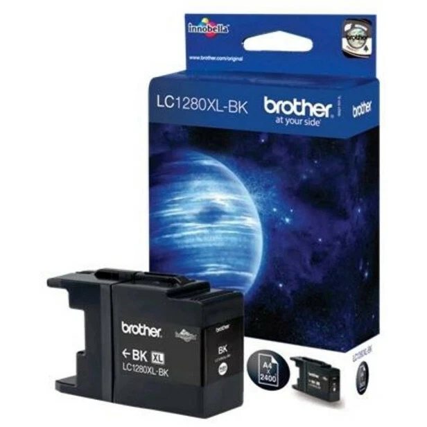 [Ref: LC1280XLBK ] BROTHER Cartouche Jet d'encre Originale LC-1280XL BK - Photo 1/1