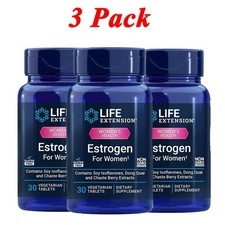 3 Pack - Life Extension Estrogen For Women 30 Vegetarian Capsules