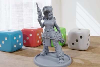 Chemspecialist - 3D Printed Proxy Minifigures for Sci-fi Miniature Tabletop Game