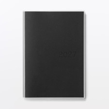 MUJI Vertical Schedule Planner Monthly/Weekly Starts December 2026 Monday Start