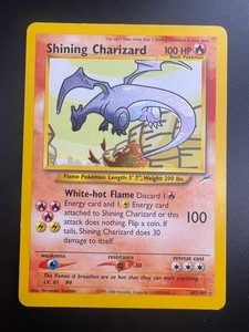 Shining Charizard - 107/105 - Pokemon Neo Destiny Unlimited Holo Rare WOTC LP